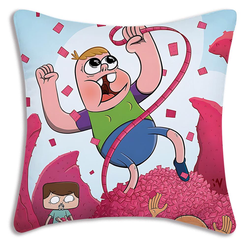 Милые мультяшные наволочки для подушек C-Clarence TV Мультяшные декоративные чехлы для подушек на диван для дома Двусторонние коротковорсовые милые чехлы для подушек