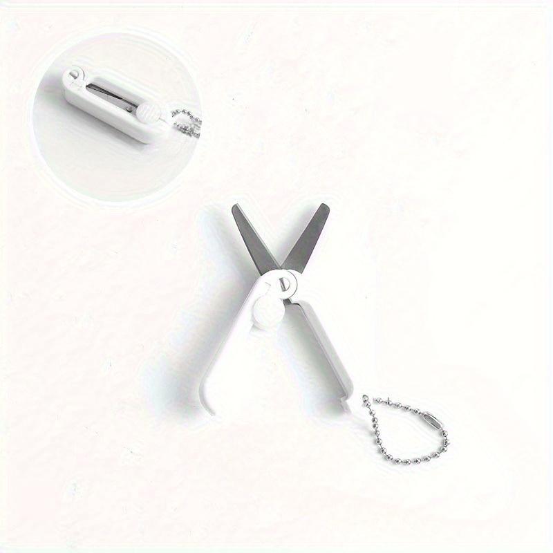 1PC Creative Mini Portable Folding Scissors - Stainless Steel Compact and Easy To Use