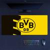 Коврик для мыши Borussia Dortmund, Большой игровой коврик для стола, Нескользящий XXL коврик для мыши для ноутбука и планшета, Игровой коврик для мини-ПК со прошитыми краями