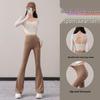 2024 Осень Женские Высококачественные Брюки для Фитнеса с Эффектом Контроля Живота и Подтяжки Бедер, Сексуальные Микроклеш