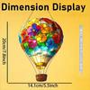 2D Hot Air Balloon Sun Catcher for Garden and Room Decor. A Perfect Holiday Gift for Families.