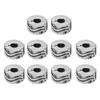 10pcs Clip Lock Beads Antique Silver Bracelet Non Slip Positioning Clip Buckle Beads DIY Hand Made