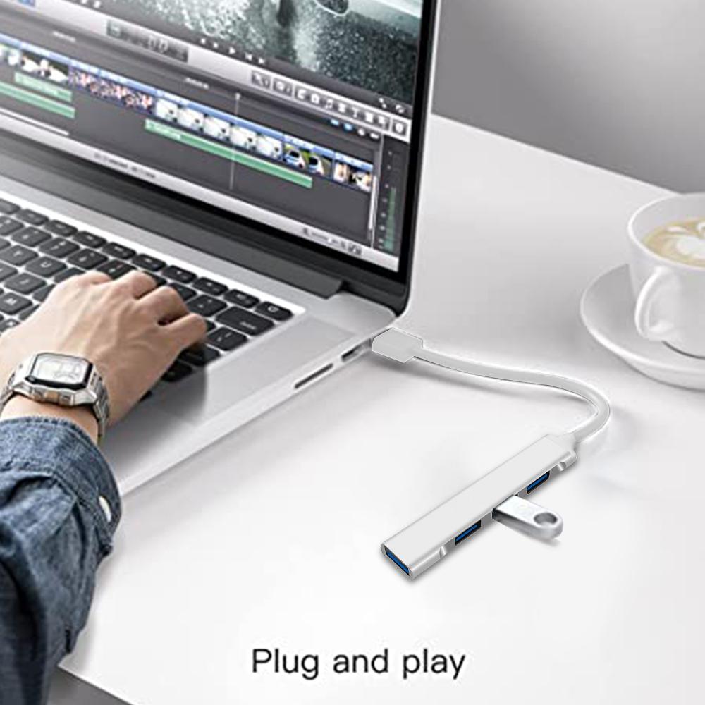 4-в-1 USB 3.0 HUB USB HUB док-станции Type C 3.1 Multi USB Splitter адаптер OTG для ноутбуков ПК аксессуары Macbook Pro