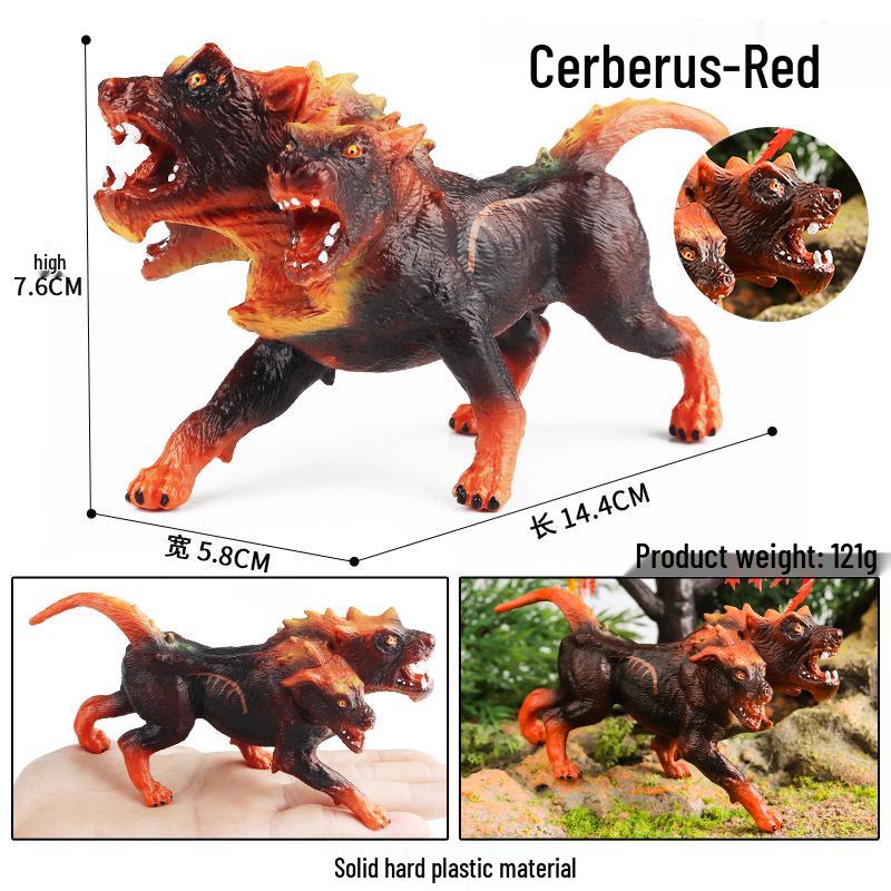 Dinosaur & Dragon Plastic Toy Set: Mythical Animal Figures for Kids