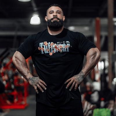 GYM The Relentless Bloom Tee Strength In Elegance Daily Fitness Can Wear Cotton Tshirt To Absorb Sweat and Breathe
