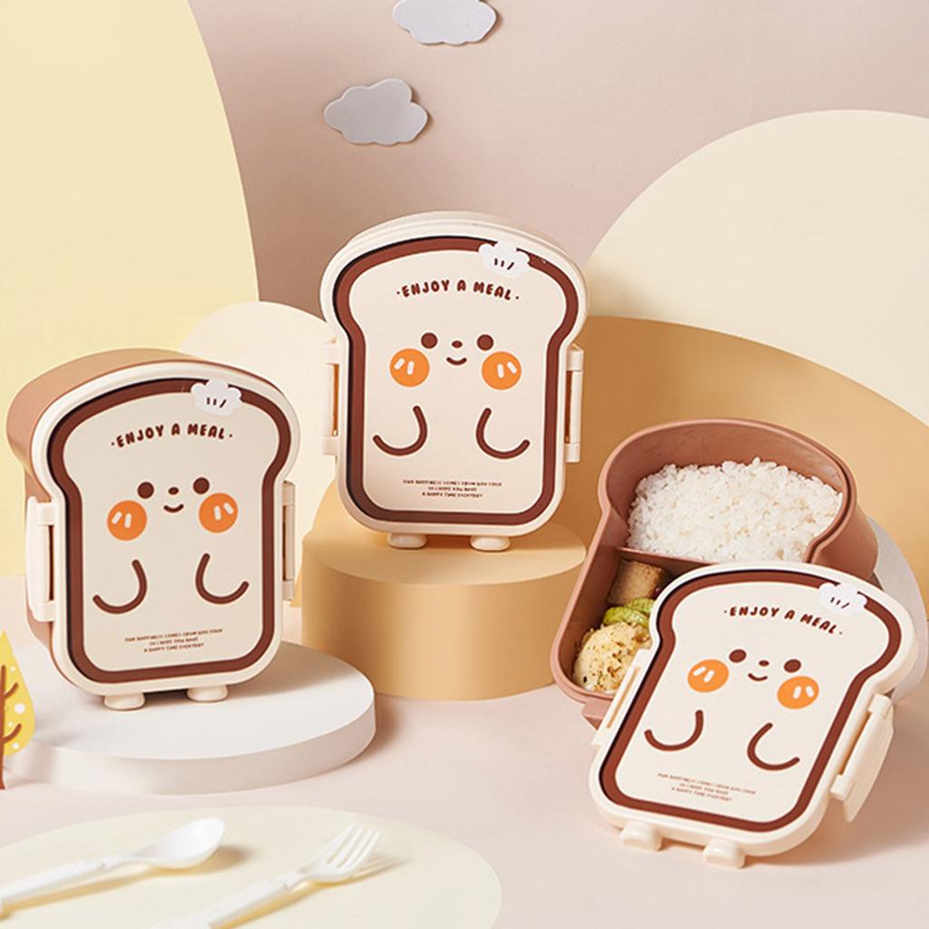 Уникальная коробка для хранения продуктов в форме хлеба, текстура пищевого пластика, подходит для студентов и профессионалов