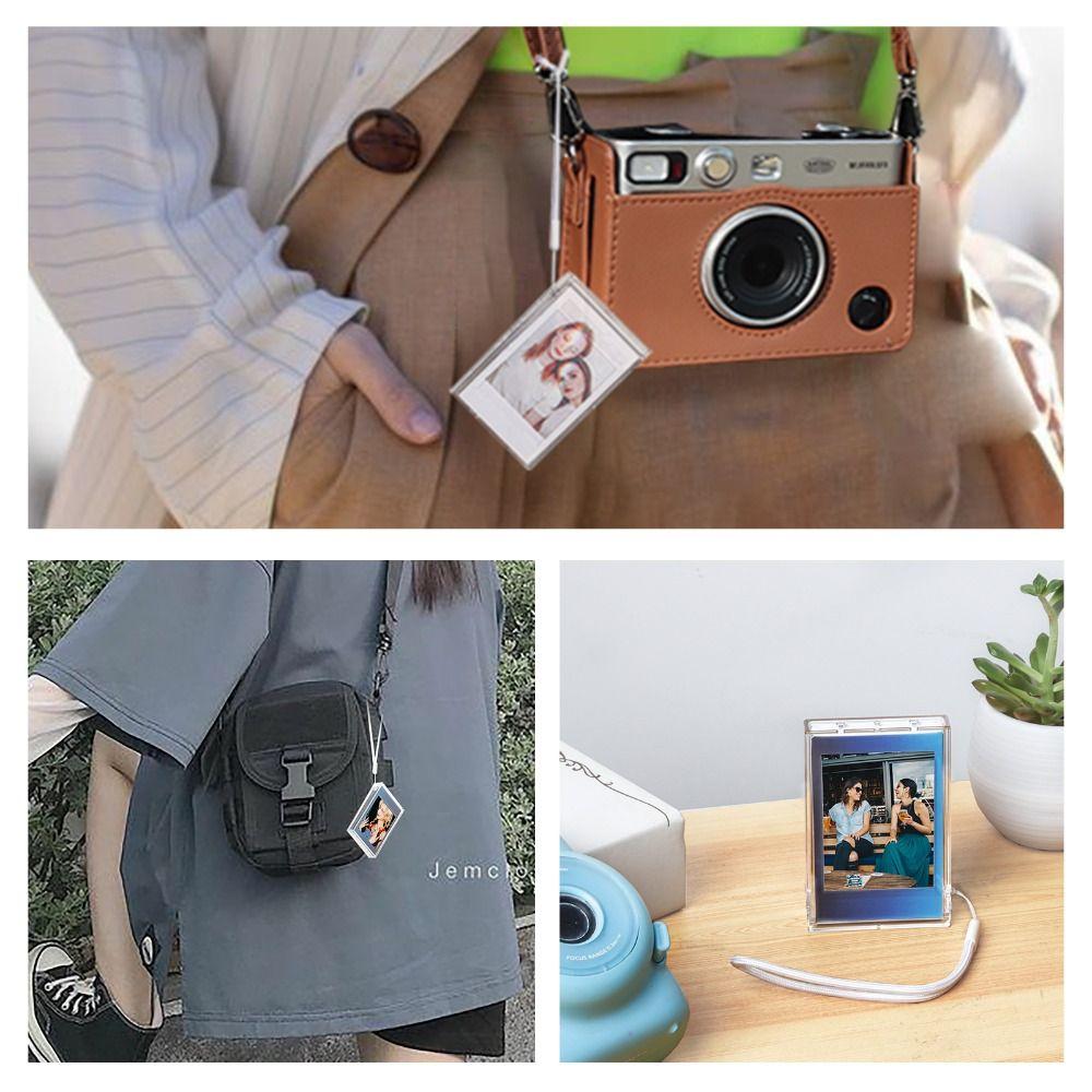 Portable with Strap Photo Case Storage Box Film Photo Instant Camera 3-inch
