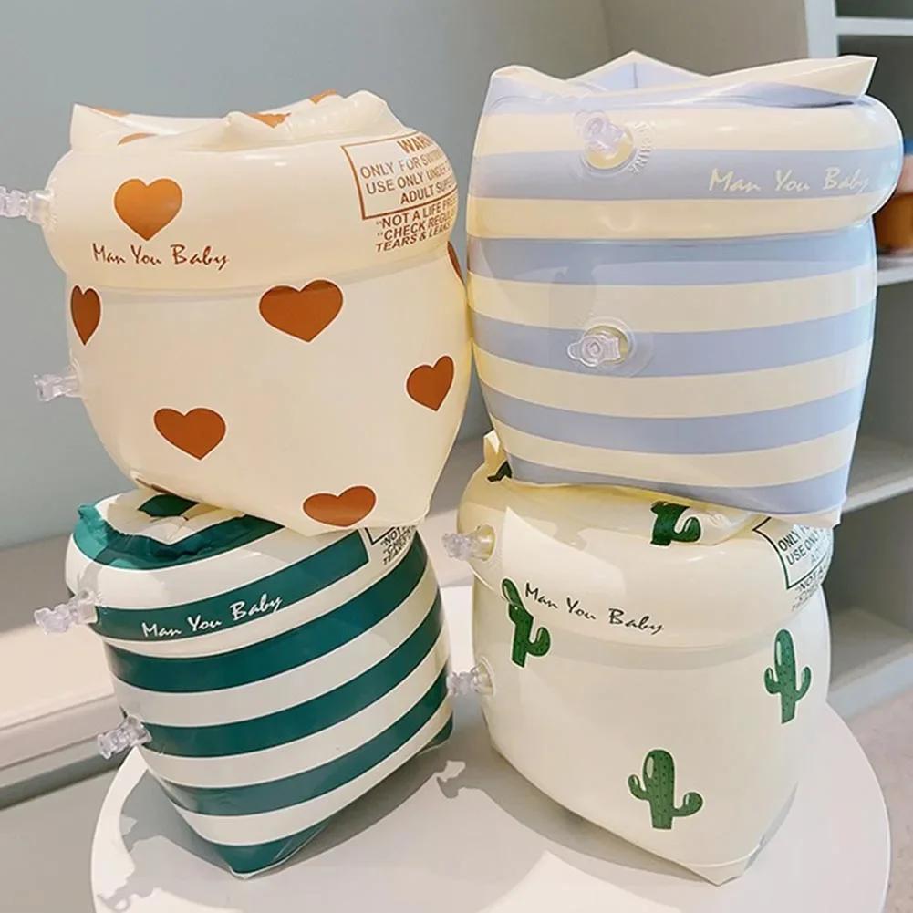 1 пара нарукавников для плавания для взрослых и детей, надувные нарукавники, модные плавающие рукава, плавание для безопасности детей, тренировка плавания