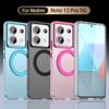 Матовый чехол Magsafe для телефона Xiaomi Redmi Note 13 13 Pro 13 Pro+ 5G/4G 13R Pro Магнитная беспроводная зарядка Ударопрочная задняя крышка