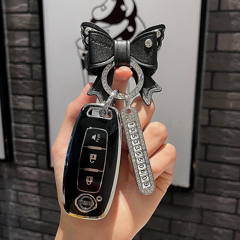 Специальный чехол для ключей Nissan Teana2023Новый высококачественный защитный чехол для пряжки сумки