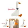 Adorable White Goose Pillow Plush Toy Snuggly Sleeping Pillow Stuffed Animal For All Ages