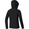 Fila Fitness Logo Knitted Hooded Long Sleeve Jacket Women Jackets Deep-Black A11W521503F-BK