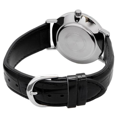 Casio Quartz Men's Watch MTP-VT01L-1B Black with Black Leather Band, Overseas Model