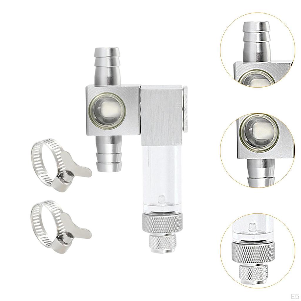 External Inline Aquarium Air Dics Silent Professional Aerator CO2 Diffuser Bubbler