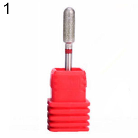 Nail Art Drill Bit Dead Skin Removal Cylinder Ball Needle Head Manicure Tool