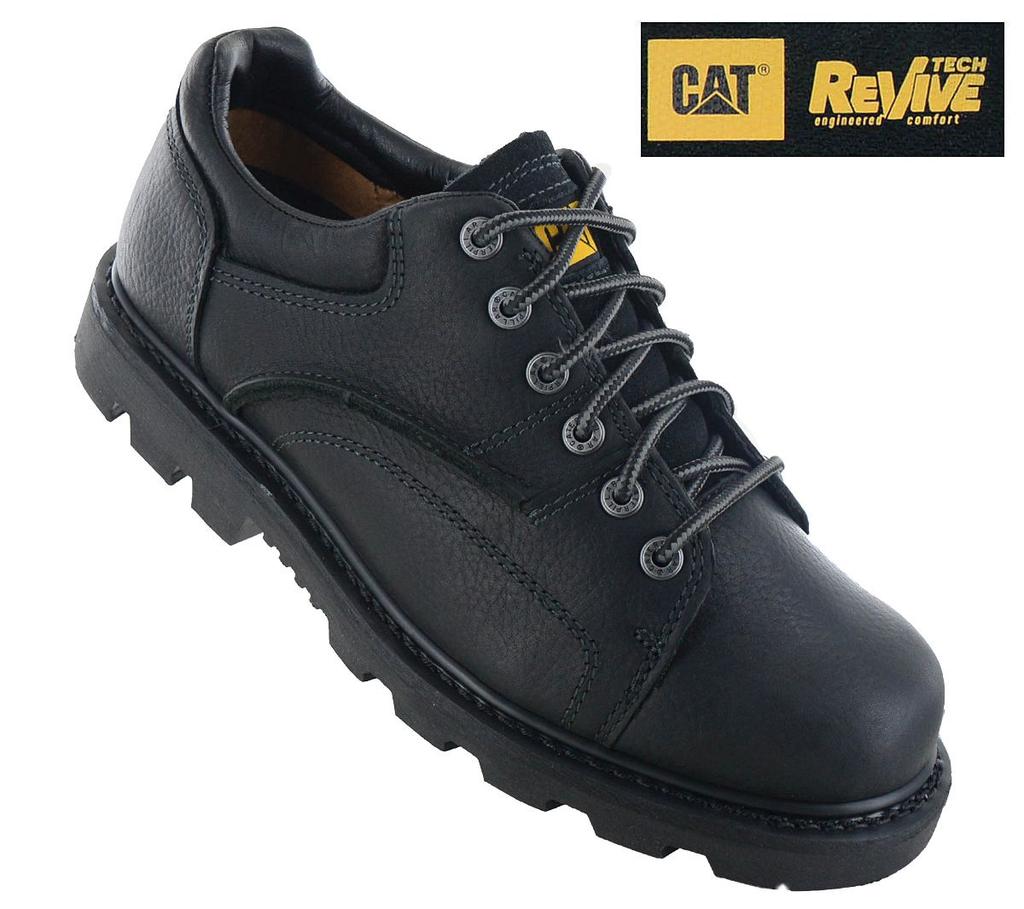 CAT Caterpillar ARCOLA - Мужская обувь кожаная черная P725450 ORIGINAL Кроссовки
