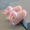 Children's Fashionable Snow Boots for Boys and Girls Plus Velvet Warm Leather Boots Thick Cotton Shoes