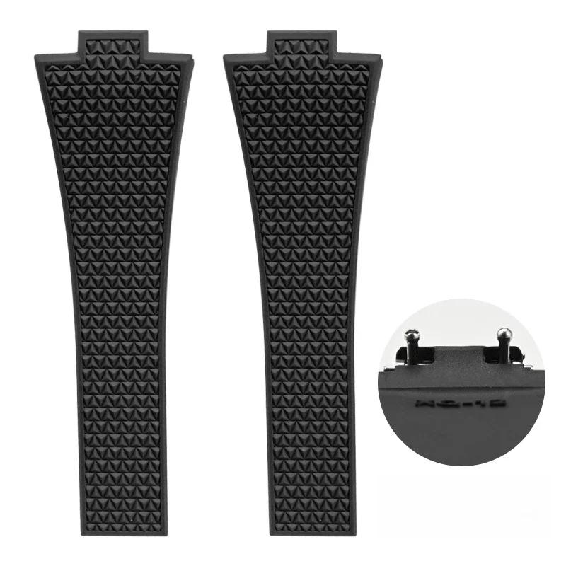 Ремешок для часов с быстрой заменой для серии Tissot PRX 11 мм 12 мм T137.407/T137.410 Super Player Фторкаучук FKM Ремешок Браслет