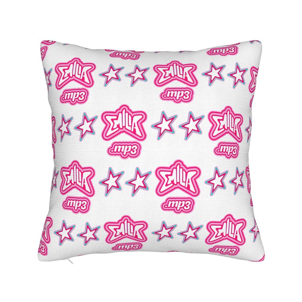 Emilia Music Square Pillow Covers Polyester Home Cushion Cover Cool Decor Pillow Cover 4545