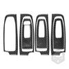 Real Carbon Fiber Car Accessories Window Lift Set Trim Cover Soft Sticker For Subaru Forester SK      2024