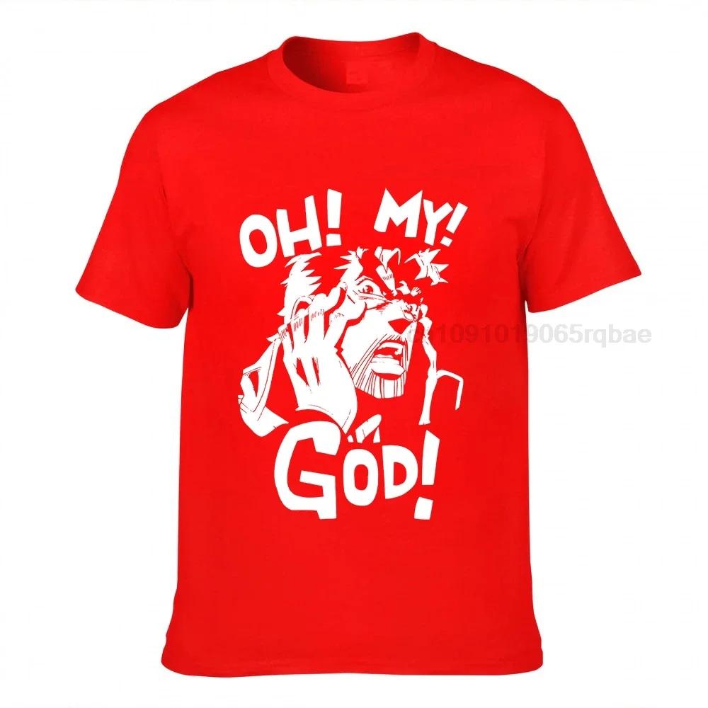 Jojos Bizarre Adventure Joseph Joestar Oh My God Tshirt(2) 100 Cotton Unisex T Shirt Unisexs Tee
