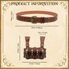 PU Belt Set With Alchemies Vial For Role Play Costumes And Steampunk Accessories Halloween Cosplay