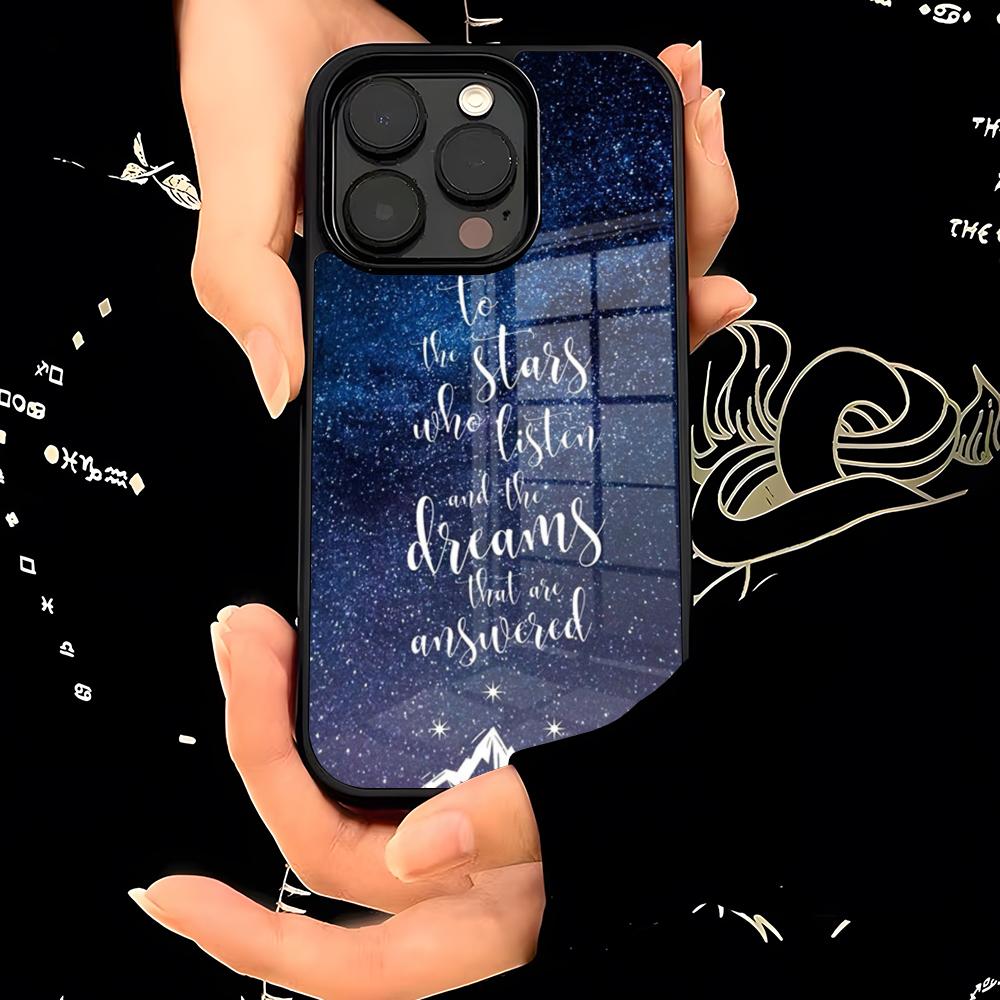Чехол для телефона Acotar A Court Of Mist And Fury PC+TPU Для IPhone 15 16 17 Pro Max 13 16 11 12 14 Pro Xs Max Mini Xr X Plus