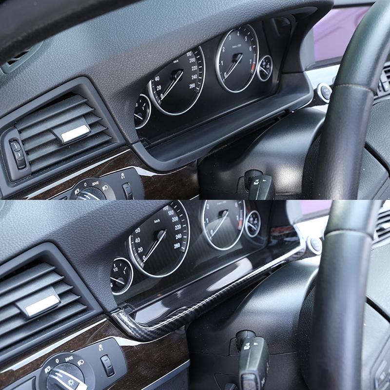 LHD ABS автомобильный дисплей на приборной панели декоративная рамка внутренняя полоса для BMW 5 серии F10 2011-17 модификация автоматического стайлинга