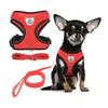 Breathable Small Dog Harness and Leash Sets Summer Cooling Cat Harness and Leash Sets Reflective Dog Harness for Small Dog