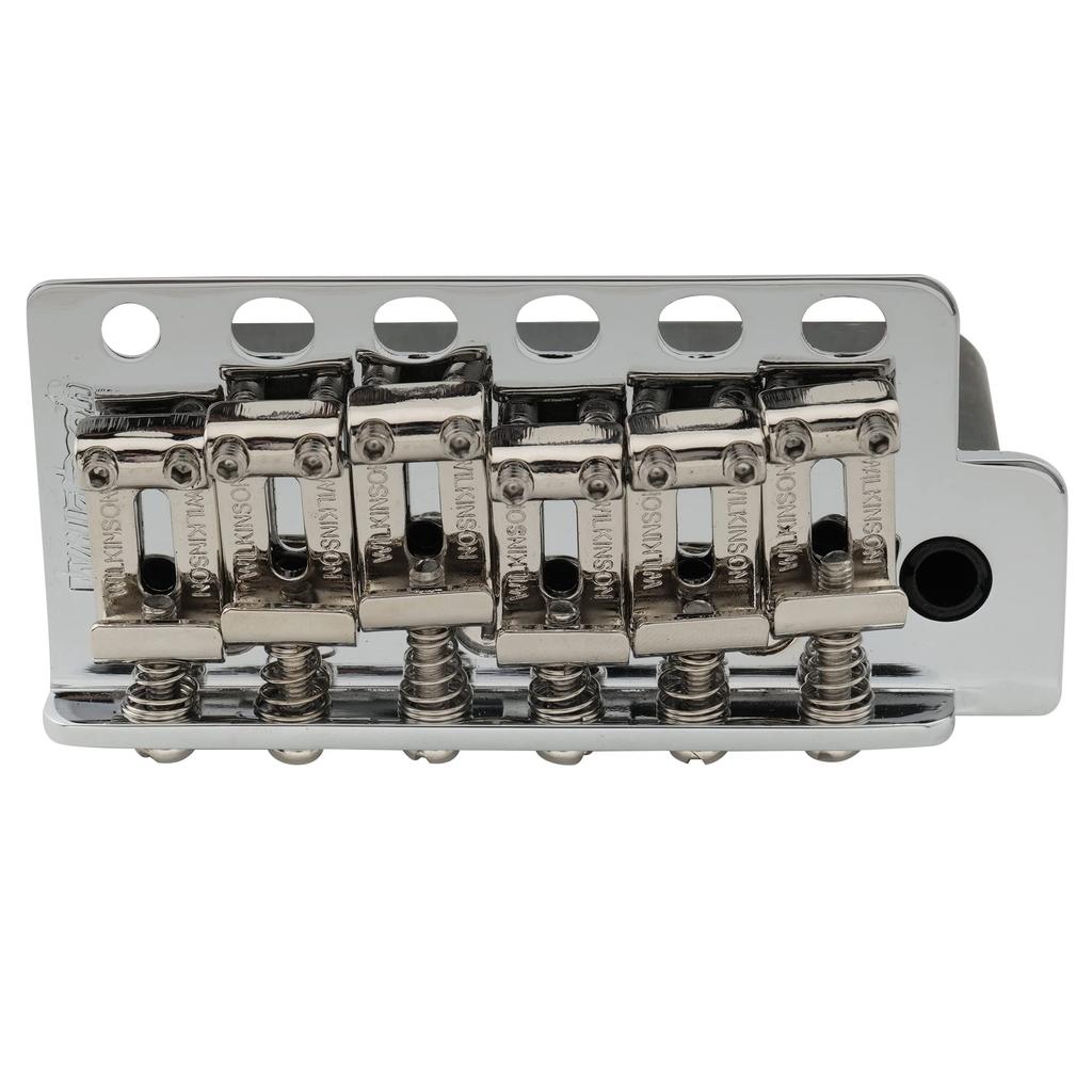 Wilkinson WV6-SB Шаг струн 10,8 мм 5 + 1 отверстие Тремоло Бридж Блок стальной винтажный седло для Fender США и Япония Распорка в сборе с полной сталью