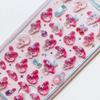 Милые 3D тисненые наклейки с котенком Китти и рыбкой-клоуном для декора телефона и планшета