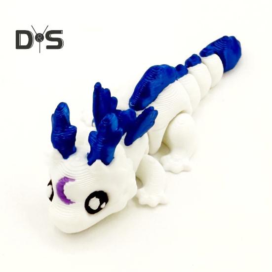 6 шт. Яйцо дракона, 3D-печатное градиентное яйцо с животным внутри, шарнирная игрушка-дракон для домашнего декора, детский подарок на день рождения, Пасху