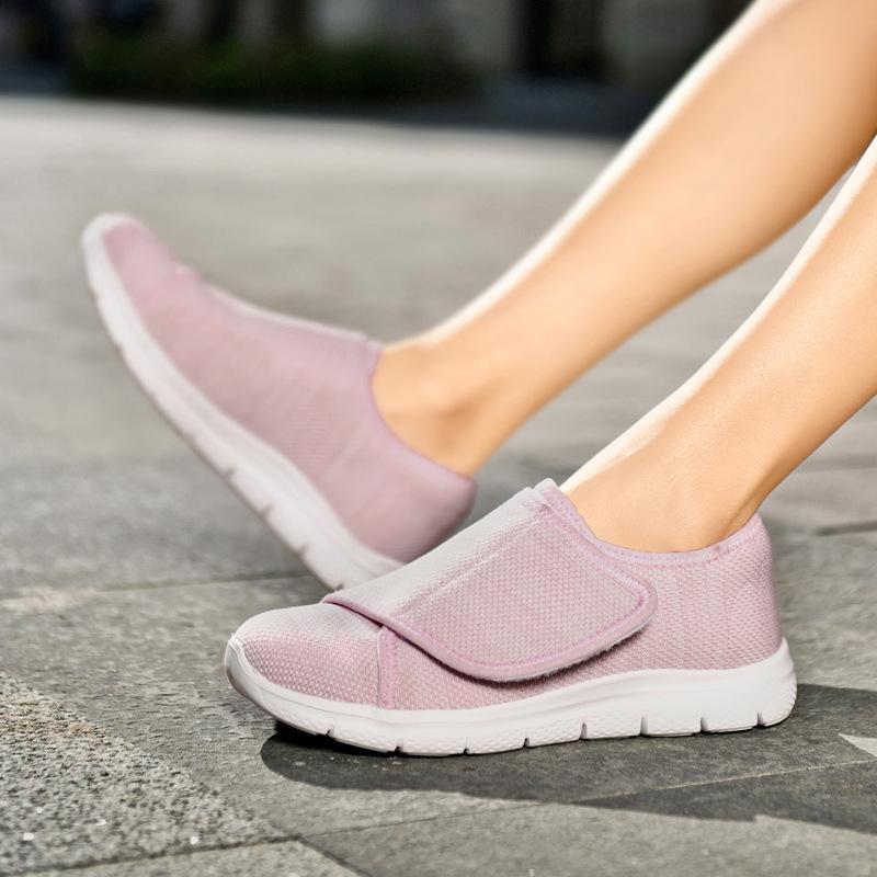 2025 New Spring and Summer Mesh Light and Breathable Velcro Women's Casual Shoes Light and Comfortable