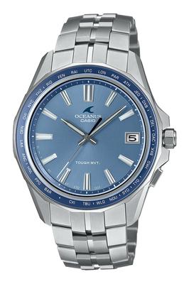 Часы Oceanus Сделано в Японии OCEANUS 20th Anniversary Модель Manta World Limited 700 штук Оснащены Bluetooth Radio Солнечная батарея Сапфировое стекло Серебристый