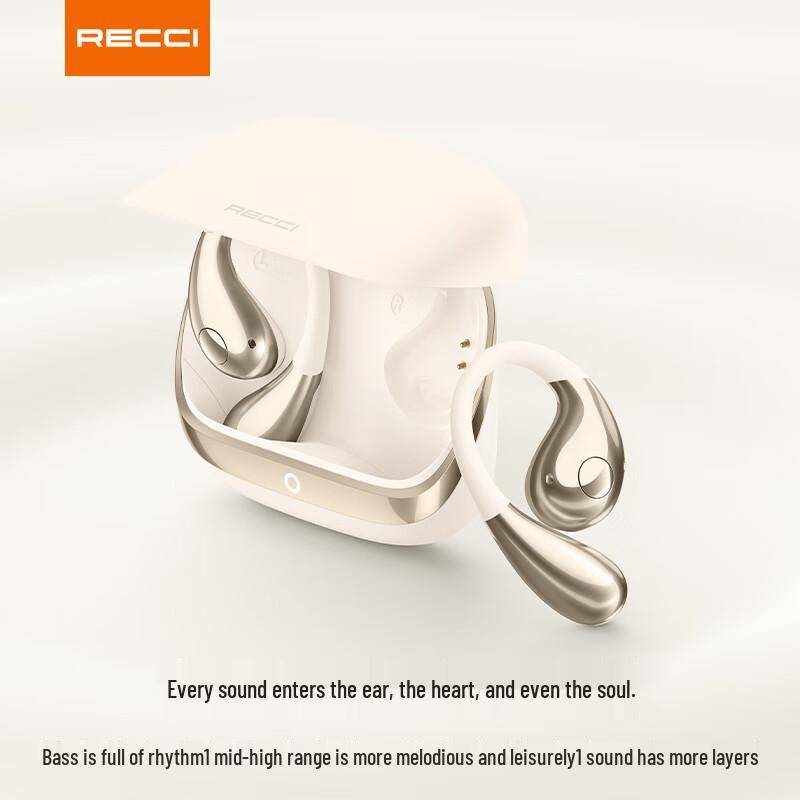 Recci REP-W72 Wireless Ear Clip Open-Back Sport Headphones