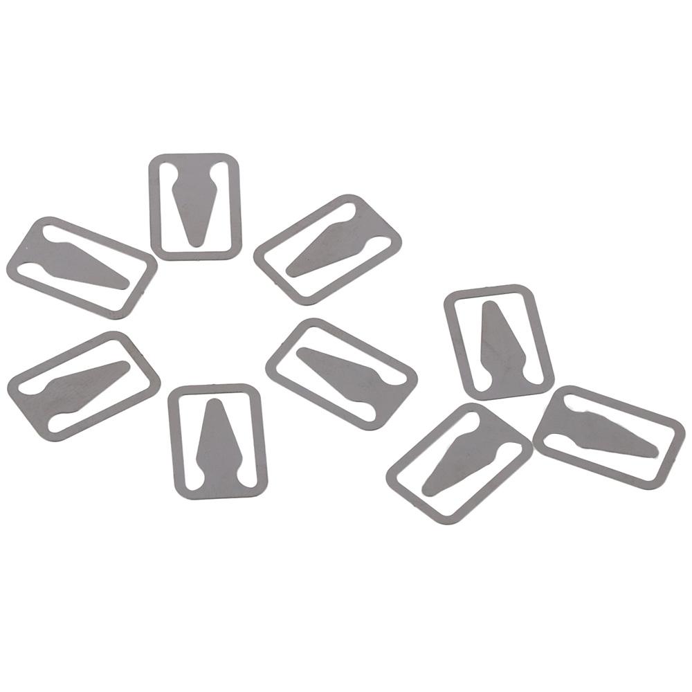 50 Металлических закладок для страниц книги Серебристая закладка-клип Легко использовать и снимать Закладки для линий книги Чтение