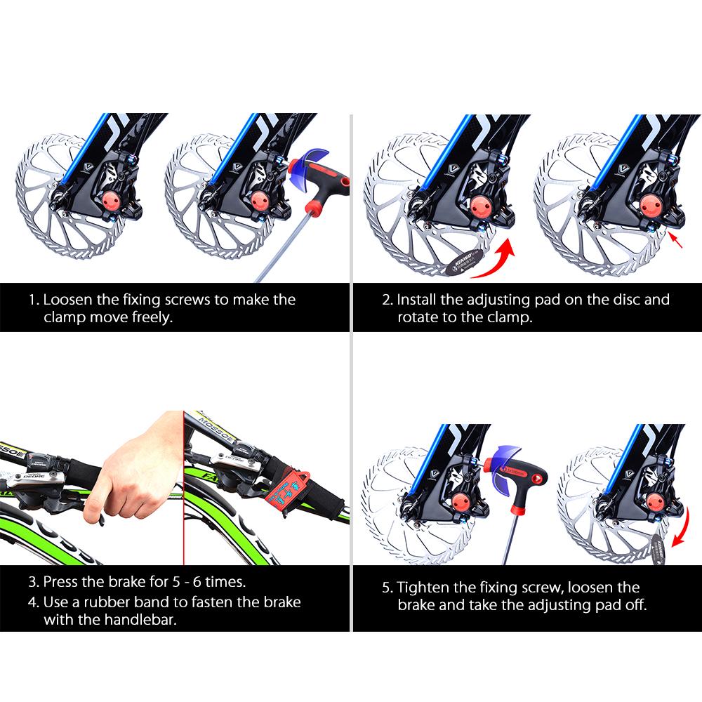 MTB Disc Brake Pads Adjusting Tool Bicycle Pads Mounting Assistant Brake Pads Rotor