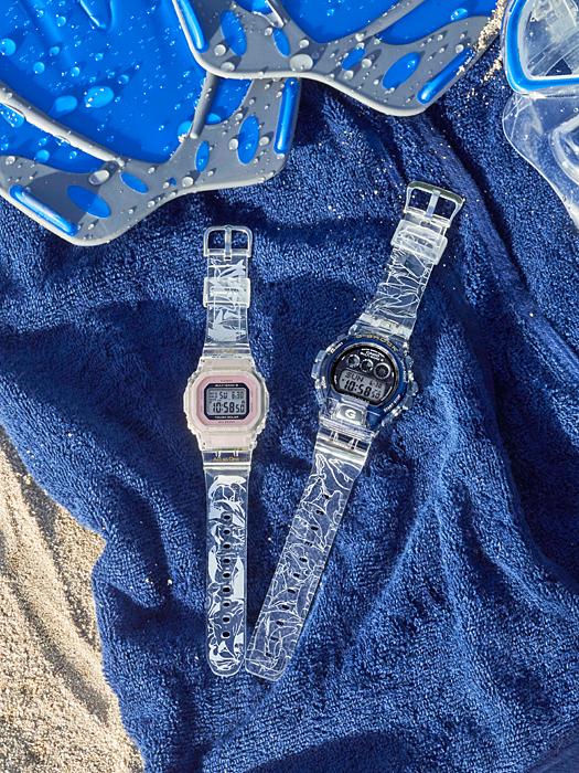 Casio Мужские кварцевые часы с resin-корпусом, водозащитой 200 м, ударопрочностью, будильником BGD-5001K-7