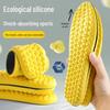 Antibacterial 7A Sports Insoles: Comfortable, Sweat-Absorbing, Breathable, High Elastic, Shock Absorbing, Arch Support.