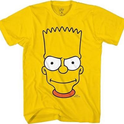 Мультяшная футболка Simpsons в стиле хип-хоп, унисекс, для взрослых и детей, родитель-ребенок