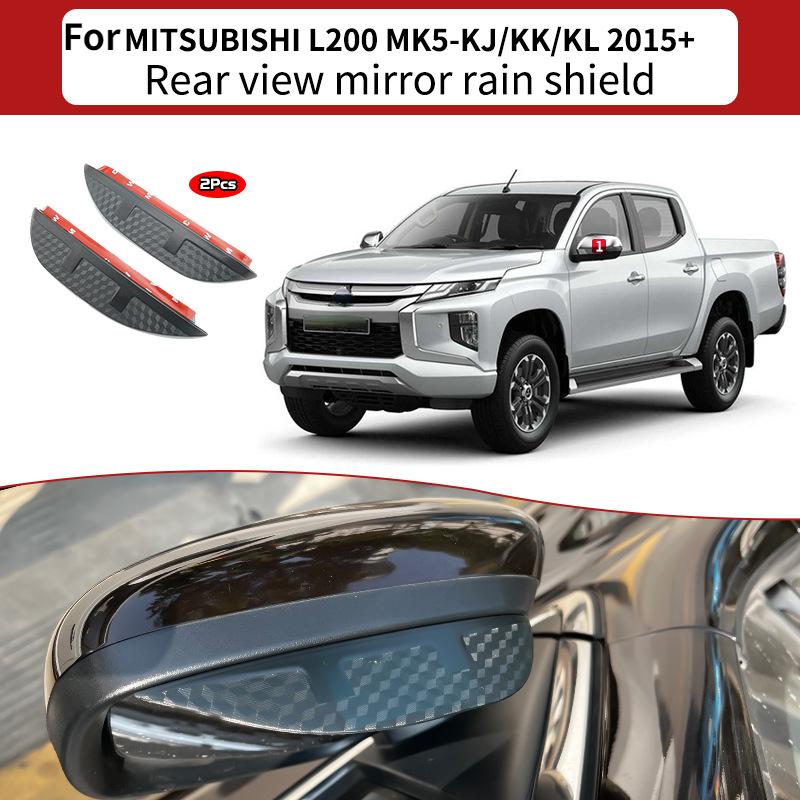 Window Visor for Mitsubishi L200 KJ 2015-2024 Accessories Deflectors Visors Rain Guard Door Visor Vent Shades Ventvisor
