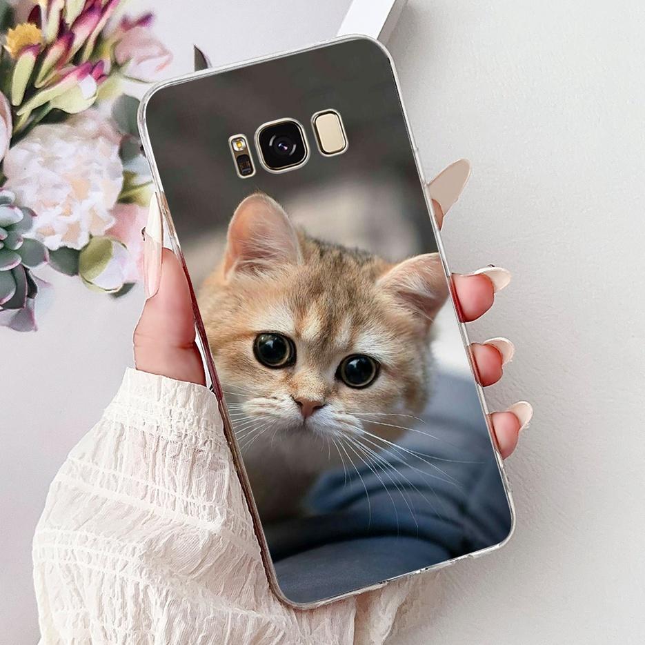Чехол для Samsung Galaxy S8 Plus SM-G955F Роскошный чехол с рисунком цветов Мягкий тонкий чехол для телефона Для Samsung S8 S8+ GalaxyS8 Plus Чехлы