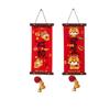 1 Pair Velvet Horse Year Hanging Pendant Traditional New Year Door Couplet  Living Room