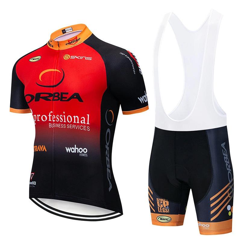 Summer Short Sleeve Set Tour de France ORBEA Team Cycling Suit Sports Roller Skating Suit Bicycle Outdoor Riding