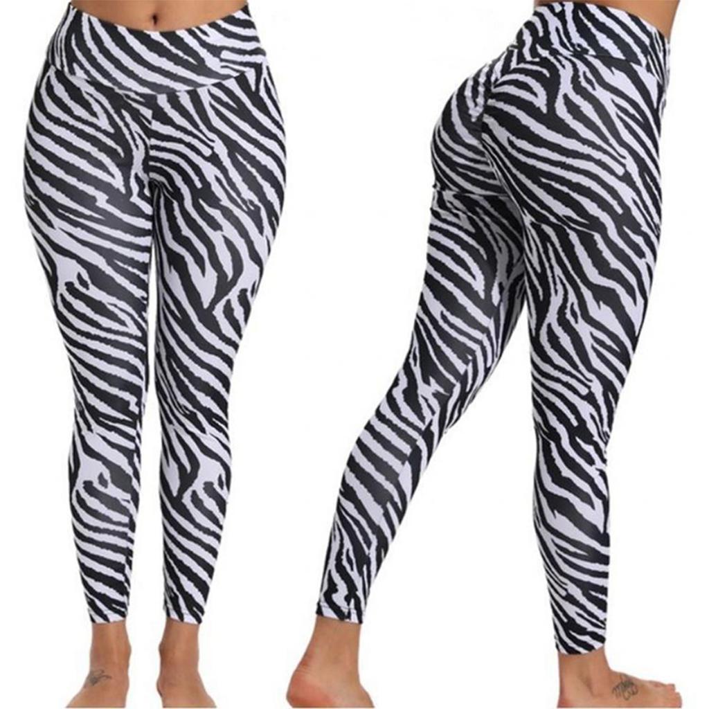 Женские обтягивающие эластичные брюки для йоги с высокой талией и подъемом бедер, леггинсы