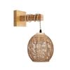 NEW Bamboo Lantern Wall Lamp Natural Rattan Wicker Chandeliers Hand-Woven Bamboo Room Decor Lampshades Wall Light Fixtures