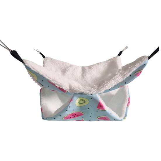 Гнездо хомяка, большое пространство, подвесная печать, сохраняет тепло, двухслойная ткань для отдыха, Рождество