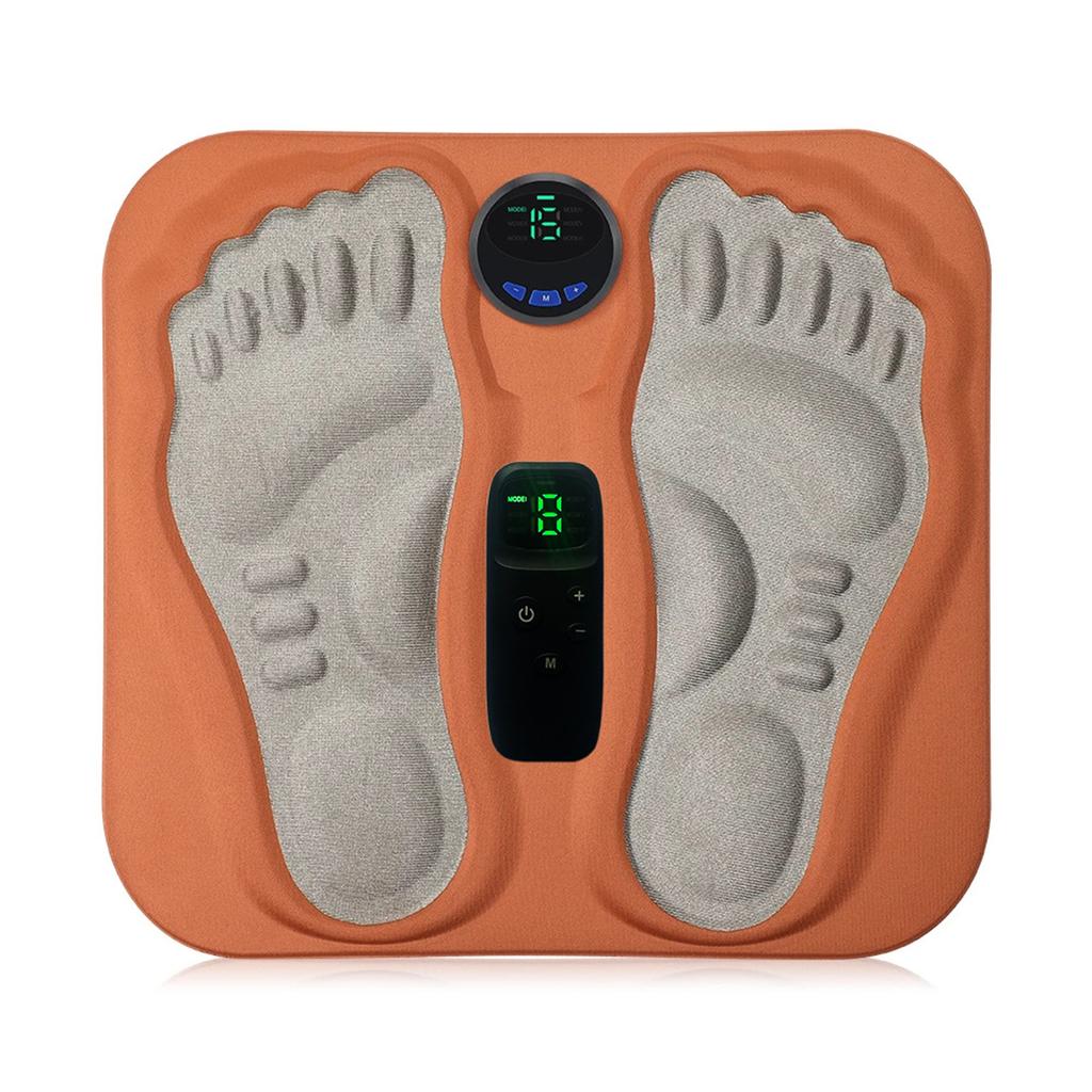 3D Smart Feet Massage Pad,6 Mode 15 Levels Ems-Foot Massager Circulation Boosters,For Tired Feet