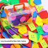 Handmade Button Beading Toys for Infant Motor Skills Development