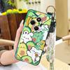 Wristband Back Cover Phone Case For Redmi A4 5G Shockproof Protective Waterproof Soft case Kickstand Anti-knock Cute
